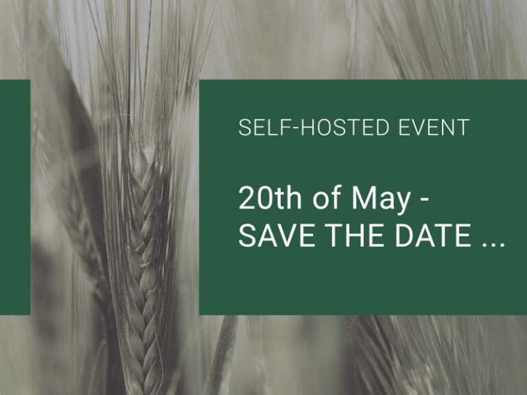 Read more about the article 20th of May – SAVE THE DATE…